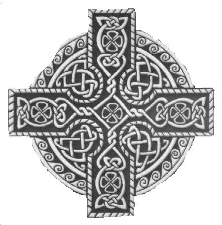 kelt.Kreuz im Lebensrad wei�